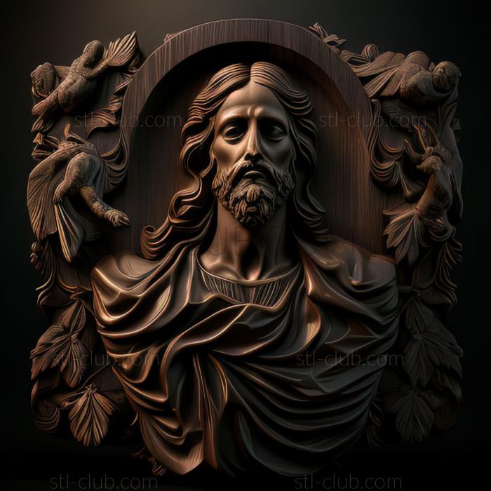 3D model st jesus christ (STL)